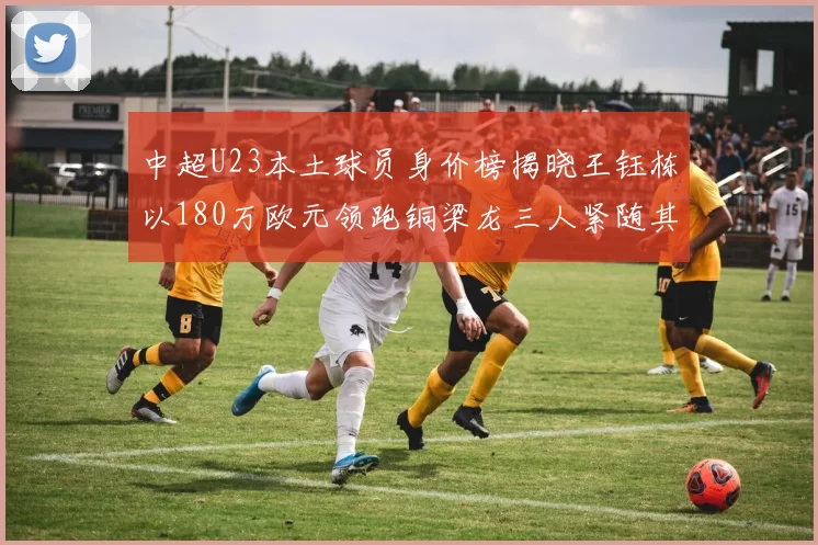 中超U23本土球员身价榜揭晓王钰栋以180万欧元领跑铜梁龙三人紧随其后